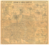 Oswego County New York 1889 - Old Map Reprint