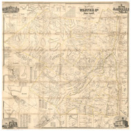 Ulster County New York 1858 - Old Map Reprint