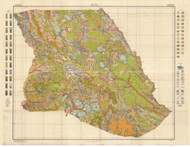 Bladen County Soils Map, 1914 North Carolina - Old Map Reprint