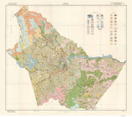 Burke County Soils Map, 1926 North Carolina - Old Map Reprint