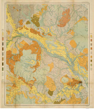 Craven County Soils Map, 1904 North Carolina - Old Map Reprint