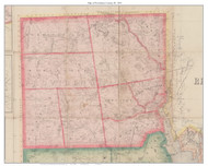 Providence County Rhode Island 1855 - Old Map Custom Print