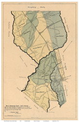 Dorchester County 1900 South Carolina - Old Map Reprint