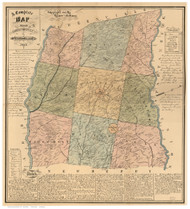 Laurens County 1883 South Carolina - Old Map Reprint