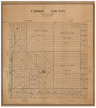 Carson County Texas 1932 - Old Map Reprint