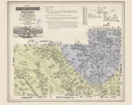 Hamilton County Texas 1876 - Old Map Reprint