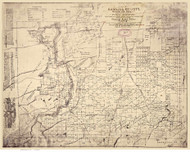 Haskell County Texas 1876 - Old Map Reprint