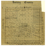 Hockley County Texas 1884 - Old Map Reprint