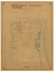 Kenedy County Texas 1913 (1921) Copy C - Old Map Reprint