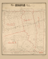 Mitchell County Texas 1889 - Old Map Reprint