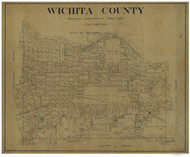 Wichita County Texas 1924 - Old Map Reprint