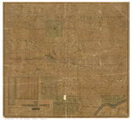 Columbiana County Ohio 1841 - Old Map Reprint