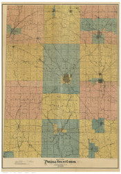 Preble County Ohio 1897 - Old Map Reprint