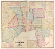 Scioto County Ohio 1875 - Old Map Reprint