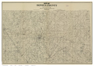 Seneca County Ohio 1891 - Old Map Reprint