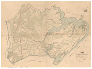 Elizabeth City County Virginia 1892 - Old Map Reprint