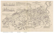 Grayson County Virginia 1897 - Old Map Reprint