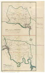 Henrico County Virginia 1887 - Old Map Reprint