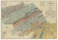 Washington County Virginia 1890 - Old Map Reprint