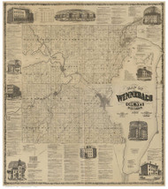 Winnebago County Wisconsin 1873 - Old Map Reprint