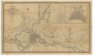 Philadelphia County Pennsylvania 1843b - Old Map Reprint