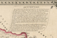 Description of Morris Co - Morris Co, New Jersey 1853 Old Town Map Custom Print - Morris Co.