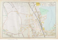 Plate 14, Wakefield (Lake Quonnapowitt Area), 1906 - Old Street Map Reprint - Middlesex Co. Atlas Vol.2 - Concord to Wakefield