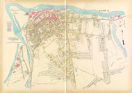 Chicopee Center, Massachusetts 1912 Old Town Map Reprint - Hampden Co.