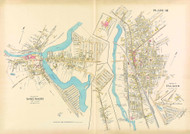 Three Rivers, Massachusetts 1912 Old Town Map Reprint - Hampden Co.