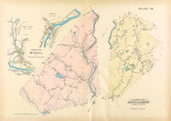 Russell & Montgomery, Massachusetts 1912 Old Town Map Reprint - Hampden Co.