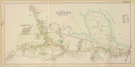 Kingston Village, Massachusetts 1903 Old Town Map Reprint - Plymouth Co.