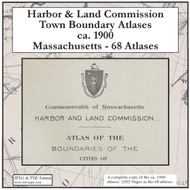 Massachusetts Harbor & Land Commission Boundary Atlases, ca. 1900 on CDROM