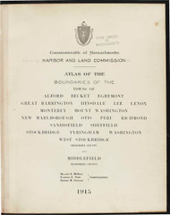 2 - Becket, Etc., ca. 1900 - Massachusetts Harbor & Land Commission Boundary Atlas Digital Files