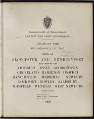 13 - Gloucester, Etc., ca. 1900 - Massachusetts Harbor & Land Commission Boundary Atlas Digital Files