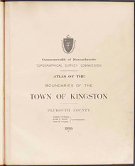 P - Kingston, ca. 1900 - Massachusetts Harbor & Land Commission Boundary Atlas Digital Files