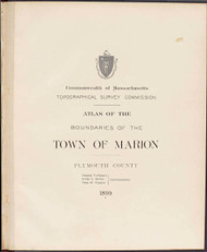 P - Marion, ca. 1900 - Massachusetts Harbor & Land Commission Boundary Atlas Digital Files