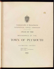 P - Plymouth, ca. 1900 - Massachusetts Harbor & Land Commission Boundary Atlas Digital Files