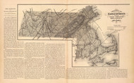 Climatalogical Plate 024-25, 1871 - Old Map Reprint - 1871 Atlas of Massachusetts