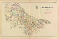 Cambridge Index Map, 1886 - Old Street Map Reprint -Cambridge 1886 Atlas