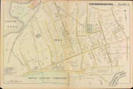 Cambridge Ward 1 Fresh Pond Plate 5, 1886 - Old Street Map Reprint -Cambridge 1886 Atlas