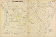 Cambridge Ward 1 Plate 3, 1886 - Old Street Map Reprint -Cambridge 1886 Atlas