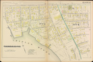Cambridge Ward 1 Plate 14, 1886 - Old Street Map Reprint -Cambridge 1886 Atlas
