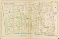Cambridge Ward 2 Plate 18, 1886 - Old Street Map Reprint -Cambridge 1886 Atlas
