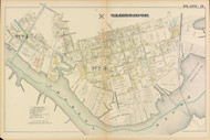 Cambridge Ward 4 Plate 15, 1886 - Old Street Map Reprint -Cambridge 1886 Atlas