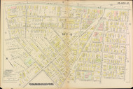 Cambridge Ward 4 Plate 17, 1886 - Old Street Map Reprint -Cambridge 1886 Atlas