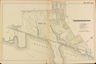 Cambridge Ward 4 Plate 23, 1886 - Old Street Map Reprint -Cambridge 1886 Atlas