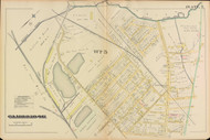 Cambridge Ward 5 Plate 7, 1886 - Old Street Map Reprint -Cambridge 1886 Atlas