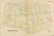 Cambridge Wards 3 Plate 22, 1886 - Old Street Map Reprint -Cambridge 1886 Atlas