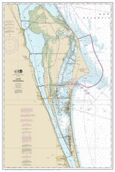 Cape Canaveral 2014 - Florida 80,000 Scale Custom Chart