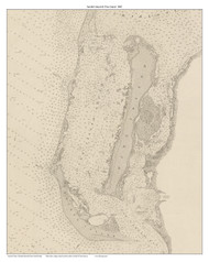 Sanibel Island & Pine Island 1883 - Florida 80,000 Scale Custom Chart